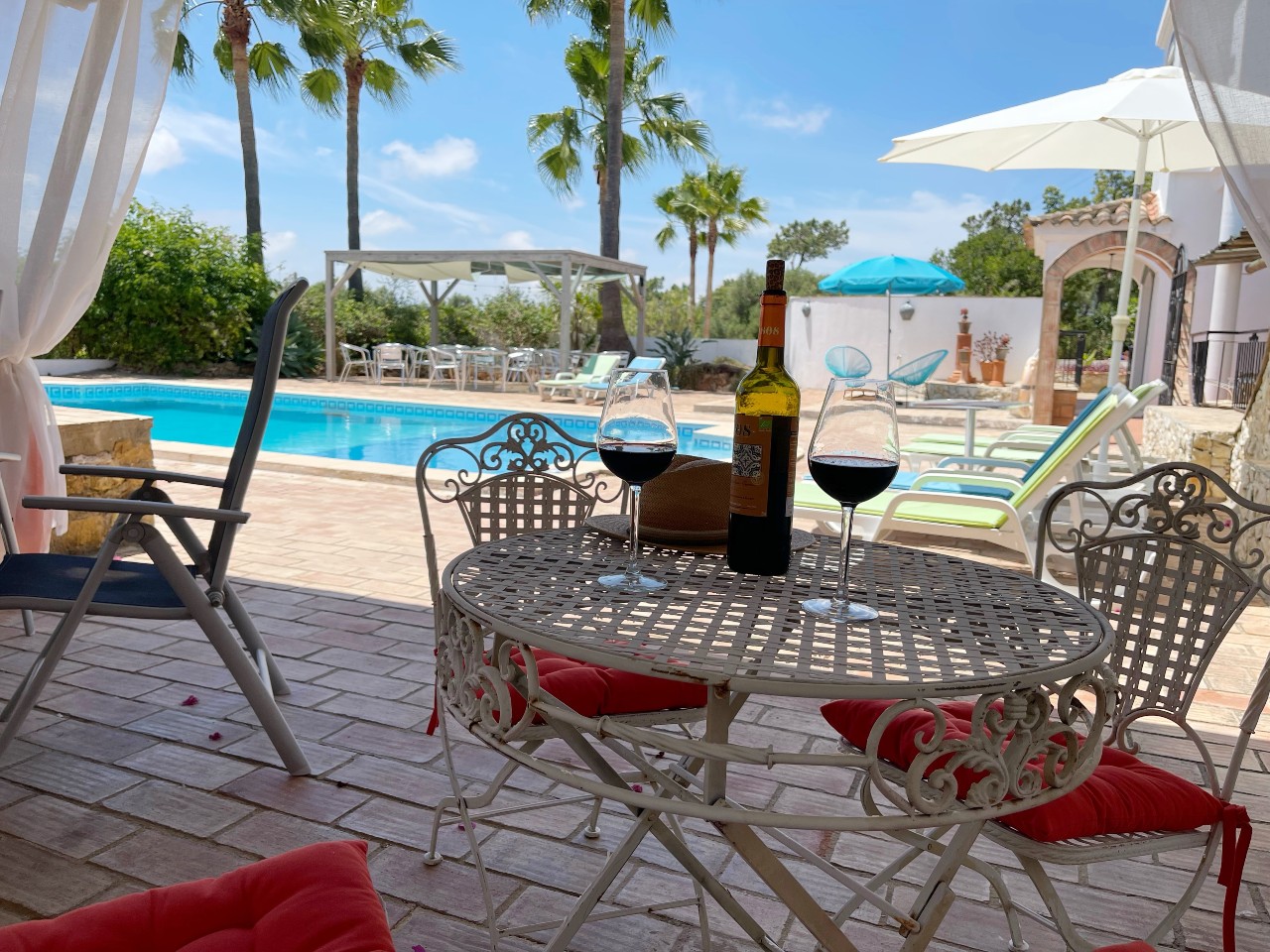 Vista sobre os laranjais